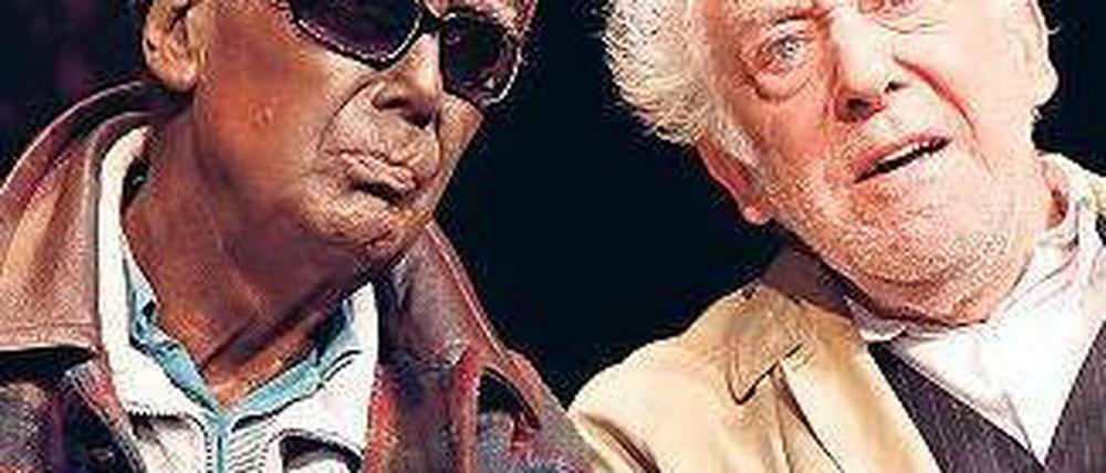 Grantler: Joachim Bliese und Didi Hallervorden als Midge und Nat. Die Inszenierung steht nun in der Kritik.