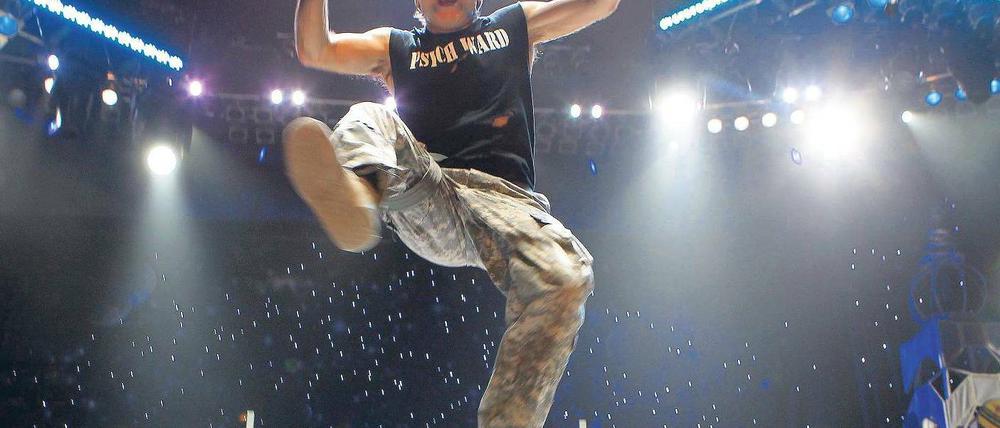 Topfit. Berufspilot und Berufsmusiker Bruce Dickinson, 52. Foto: Davids