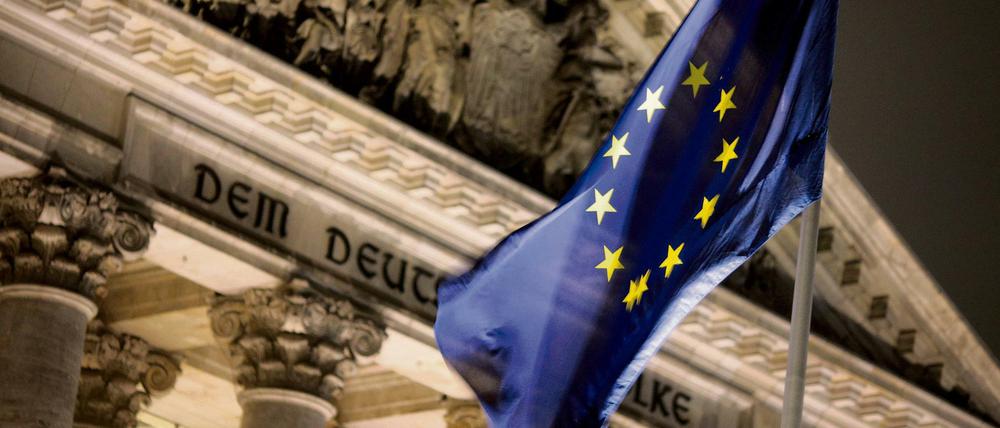 Schwierige Zeiten für Europa. Eine Mehrheit der Deutschen sieht pessimistisch in die Zukunft der EU.