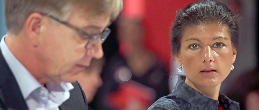 Designierte Linken-Fraktionschefs Dietmar Bartsch, Sahra Wagenknecht
