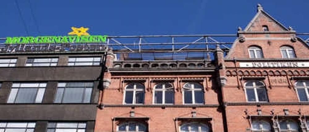 Auf ihrer Webseite berichtet die "Jyllands-Posten" über den offenbar geplanten Anschlag auf das Redaktionsgebäude.