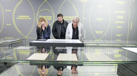 Provenienzforschung sichtbar gemacht. Ausstellungssaal im Kunstmuseum Bern.