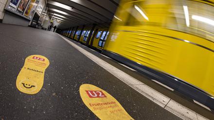 Erneut kommt es zu Bauarbeiten auf der U-Bahnlinie U2.