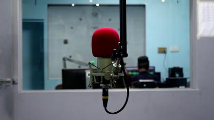 Arbeit von Journalisten in Afghanistan.