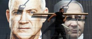 Im Wahlkampf 2020 hatte Benny Gantz Dauer-Ministerpräsident Benjamin Netanjahu schon einmal herausgefordert.