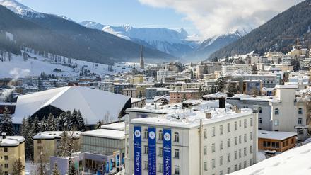 Das Weltwirtschaftsforum findet traditionell in der Schweizer Gemeinde Davos statt.