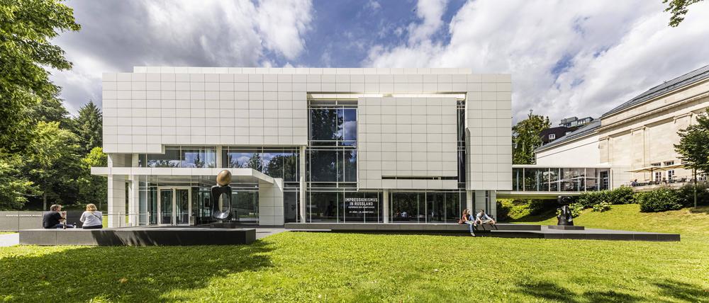 Architektur von Richard Meier: das Museum Frieder Burda in Baden-Baden. 
