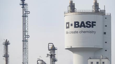 Werksgelände des Chemiekonzerns BASF in Ludwigshafen