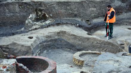 Im vergangenen Jahr machten Archäologen bei Grabungen am Molkenmarkt spektakuläre Funde.