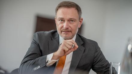Der Bundesfinanzminister Christian Lindner (FDP).