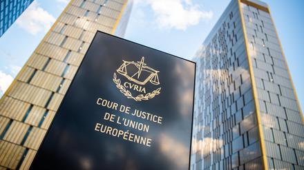 Der Europäische Gerichtshof im Europaviertel von Luxemburg. 