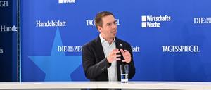 Philipp Lahm bei der „Europe 2024“-Konferenz von Tagesspiegel, Zeit, Handelsblatt und Wirtschaftswoche.