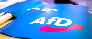 AfD-Fahnen (Symbolbild)