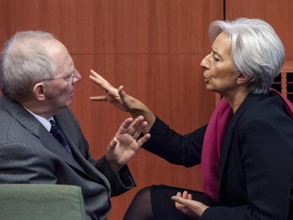 Nicht immer einer Meinung, aber freundschaftlich verbunden: Wolfgang Schäuble und Christine Lagarde im Februar 2012.