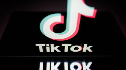 This photograph taken on March 7, 2024 in Nantes, shows the logo of Chinese social network TikTok. (Photo by LOIC VENANCE / AFP)