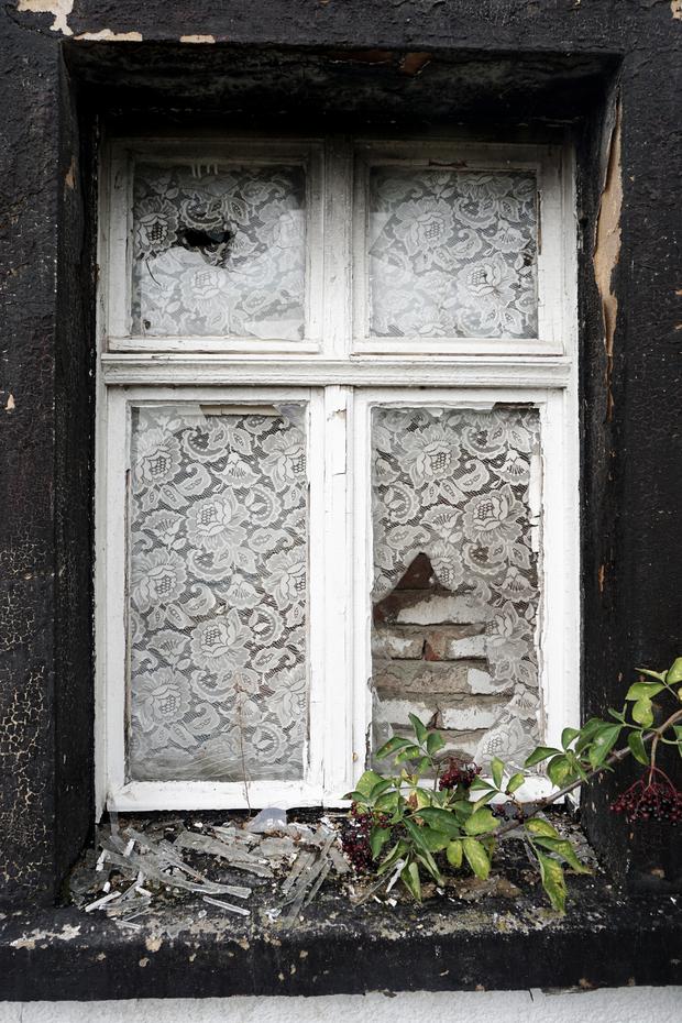 Gunnar Krase hat die Fenster seines Hauses zugemauert – wie in einem Gefängnis.