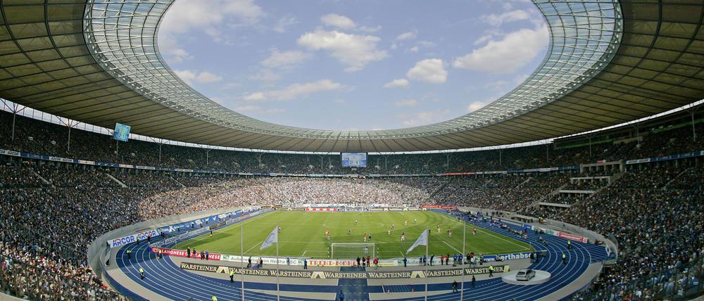 Das Berliner Olympiastadion – im Oktober 2022 nicht nur Ort eines Fußballspiels, sondern auch eines Gewaltvorfalls.