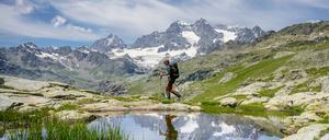 Bis zu elf Tage können Wanderer auf dem Wanderweg entlang der Cottischen Alpen unterwegs sein. 