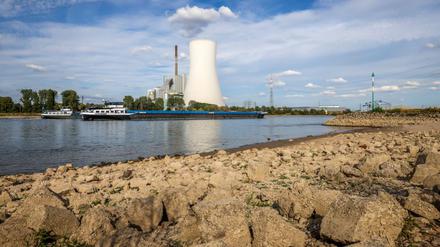 Kohlekraftwerke können am Rhein derzeit nur schwer beliefert werden. 