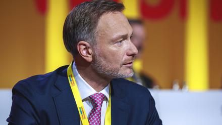 FDP-Chef Christian Lindner beim 74. Bundesparteitag der Liberalen.