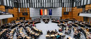 Plenarsitzung im Berliner Abgeordnetenhaus. 