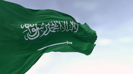 Die Saudi Arabische Nationalflagge