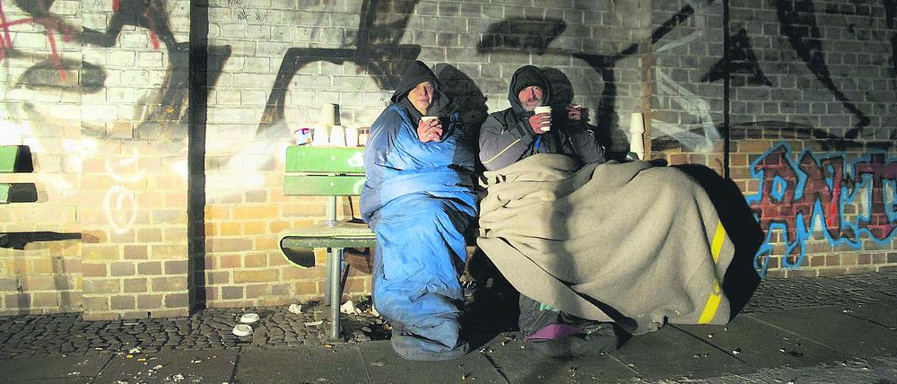Kältebus Obdachlose