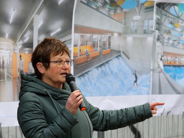 Ute Hustig, Bürgermeisterin der Gemeinde Nuthetal, unterstützt das Projekt.