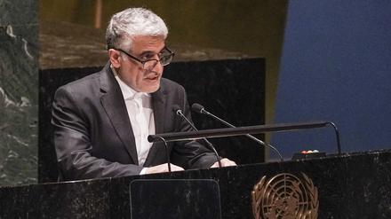 Amir Saeid Irawani, Botschafter des Iran bei den Vereinten Nationen.