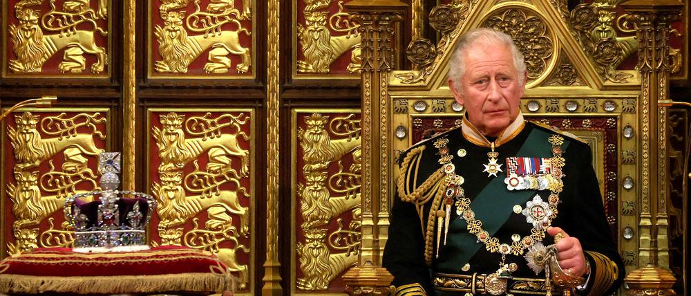 Der britische König Charles III. wird am 6. Mai 2023 in London gekrönt. 