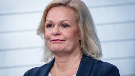 Bundesinnenministerin Nancy Faeser hat die Wahl in Hessen als Spitzenkandidatin verloren.