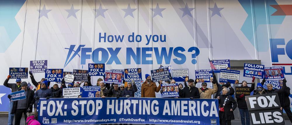 Hauptsitz von Fox News in New York: Der Sender verlor im Mai fast ein Drittel seiner Zuschauer zur Hauptsendezeit am Abend.