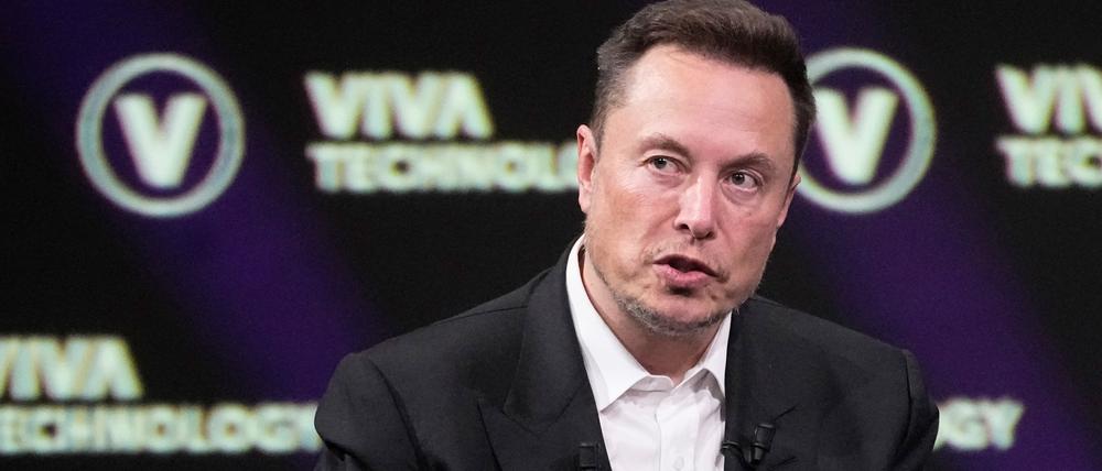 Elon Musk, Eigentümer von X, früher bekannt als Twitter.