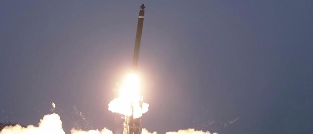 Ballistische Raketen können - je nach Bauart - mit einem Atomsprengkopf ausgerüstet werden.