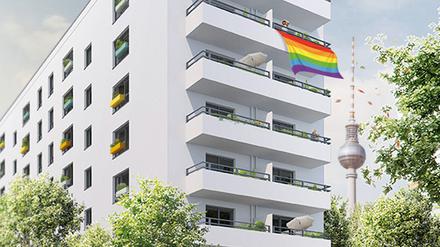 Geplantes Wohnhaus für lesbische Frauen in der Berolinastraße in Berlin-Mitte