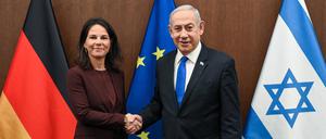 In der vergangenen Woche reiste Außenministerin Annalena Baerbock zum siebten Mal nach Israel – auch das soll bei der Beschwichtigung Netanjahus geholfen haben.
