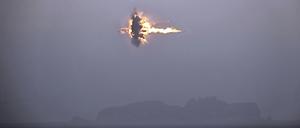 Dieses von der nordkoreanischen Regierung zur Verfügung gestellte Foto zeigt den angeblichen Abschuss eines strategischen Marschflugkörpers. 