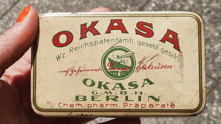 Original Okasa-Dose aus dem privaten Schatz der Kolumnistin.