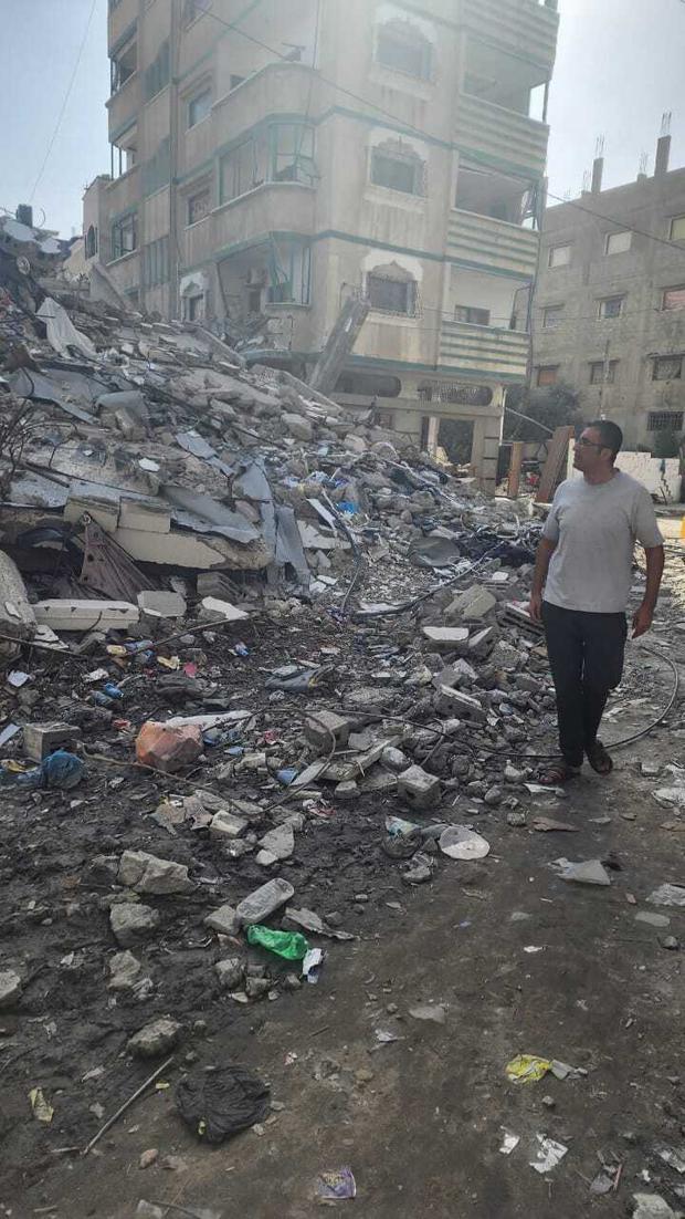Ein weiteres Foto von Mohammed Sallam, das sein Wohnviertel in Gaza-Stadt zeigt, wie er schreibt.
