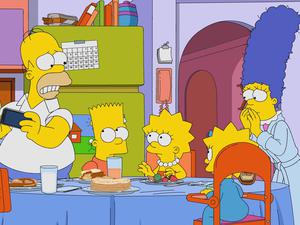 Eine „Simpsons“-Szene aus dem April 2023.