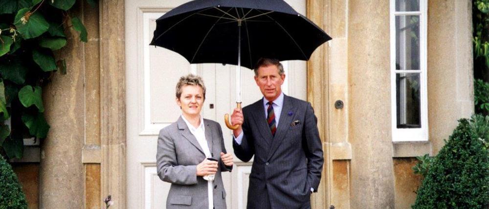 Renate Künast zu Besuch bei Prinz Charles auf seinem Landsitz in Highgrove im Juli 2001. ©Renate Künast