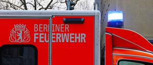 Einsatzwagen der Berliner Feuerwehr. (Symbolbild)