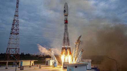 Ein Raketenstart im russischen Wostotschny.