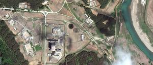 Ein Satellitenbild zeigt einen Überblick über das Nuklearzentrum Yongbyon in Nordkorea.