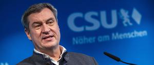 CSU-Chef und bayerischer Ministerpräsident: Markus Söder.