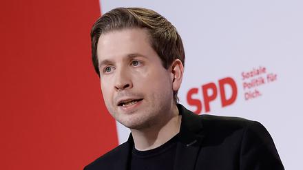 Der SPD-Generalsekretär Kevin Kühnert.