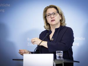 Svenja Schulze, Bundesministerin für wirtschaftliche Zusammenarbeit und Entwicklung.