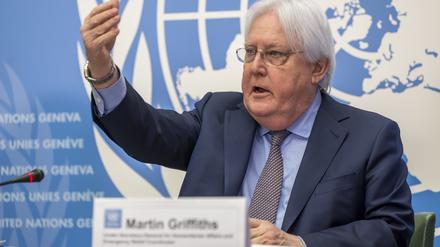 Martin Griffiths, Untergeneralsekretär für humanitäre Angelegenheiten und UN-Nothilfekoordinator.