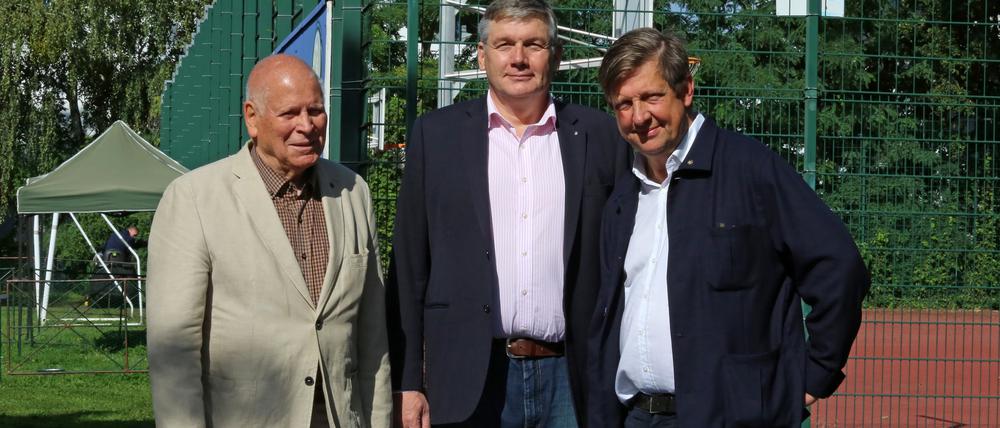 Wahlweise Rotary Club. Klaus Janssens, Burghardt Groeber & Kaspar von Erffa (v.l.)