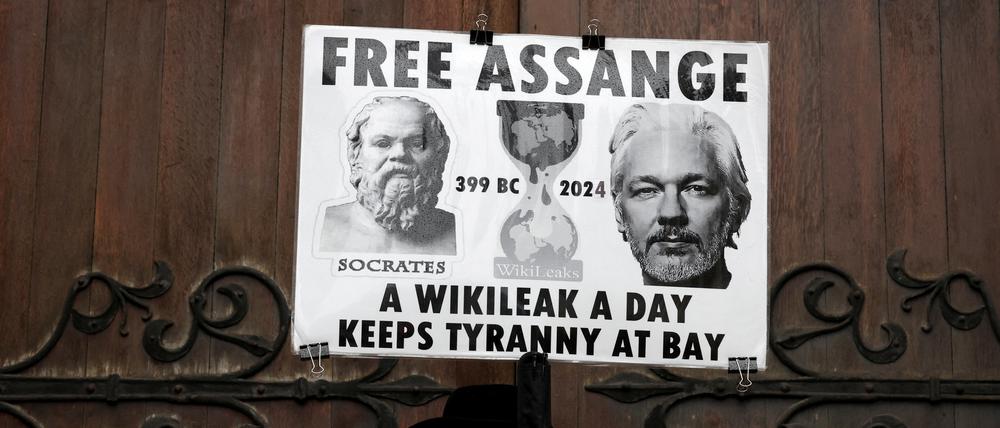 Über die Auslieferung von Assange entscheidet der High Court in London. 